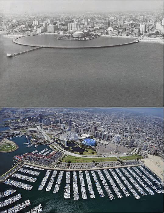 "Тоді і зараз": як змінилися міста за кілька десятиліть