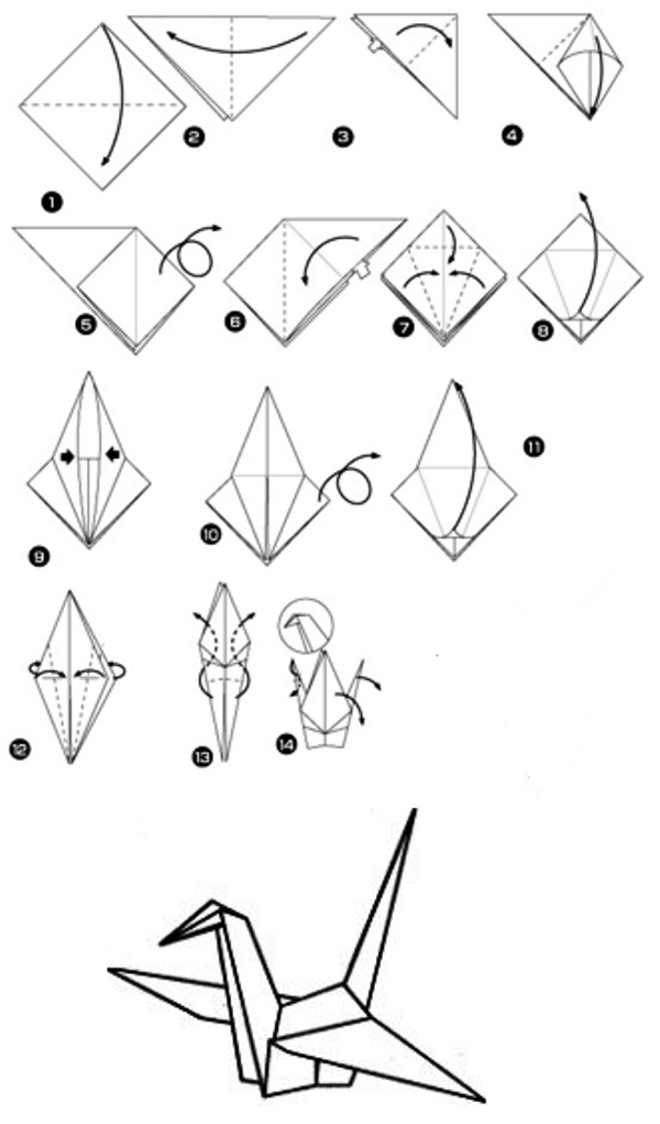Орігамі для дітей 6-7 років схеми - 3