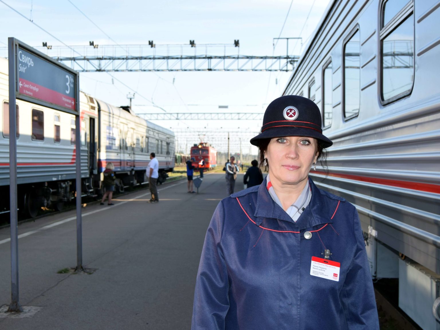 Провідниця поїзда Москва-Сортавала